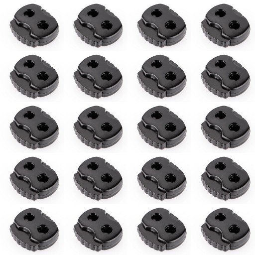 LINE STOPPER KONCOVÁ SVORKA ČIERNA 3mm - 20 ks