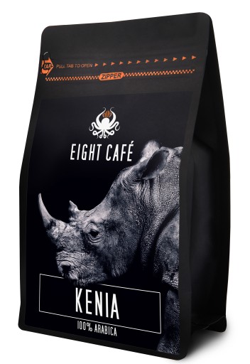 Čerstvo pražené kávové zrná 100% Arabica Kenia 50G pre kávovar na espresso