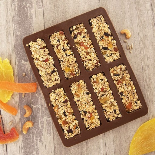 SILIKÓNOVÁ FORMA NA PEČENIE MUSLI TYČIEK COOKIES PRE TYČINKY