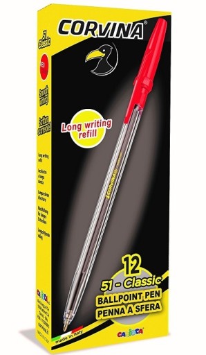 CORVINA 51-Classic BALLPOINT, 2 ks, červená