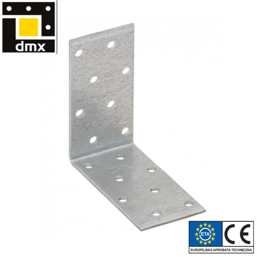KM7 UHLOVÝ MONTÁŽNY KONEKTOR 80x80x40x2,0 10ks