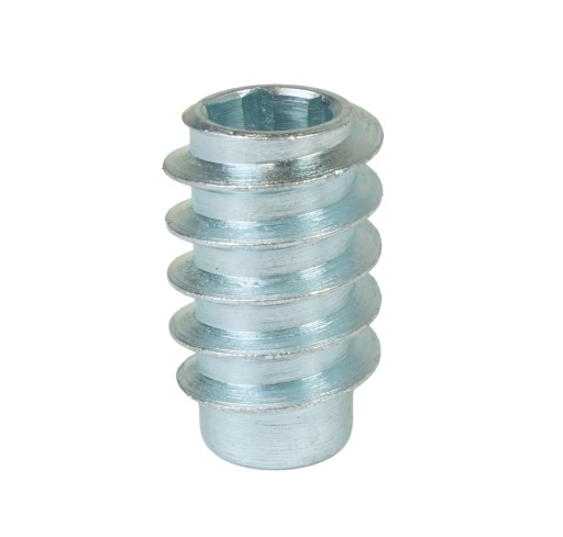 1X nástrčka na skrutkovanie M8 x 25 mm, nábytková vložka do dreva, imbusový kľúč 8