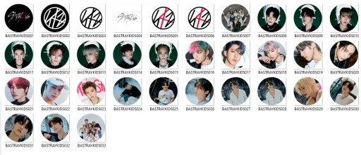 Stray Kids Korea KPOP K-POP špendlíky NA VÝBER