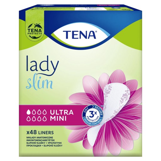 Absorpčné močové vložky pre ženy TENA Lady Slim Ultra Mini 48 ks.