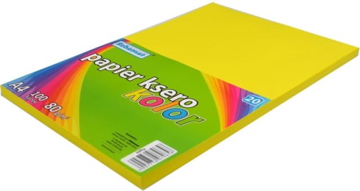 A4 100K KOPÍROVACÍ PAPIER, SYTÁ ŽLTÁ FARBA