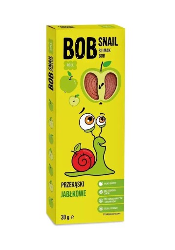 Jablkový snack bez pridaného cukru, bezlepkový 30 G - Bob Slimák