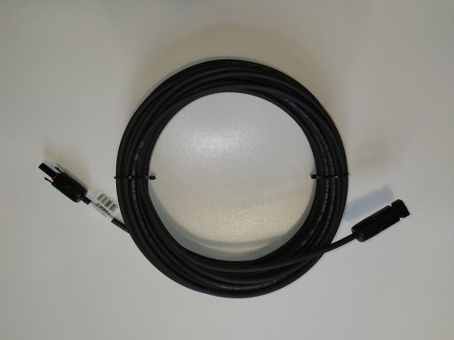 Solárny predlžovací kábel 1m/6mm2 čierny (H1Z2Z2-K)