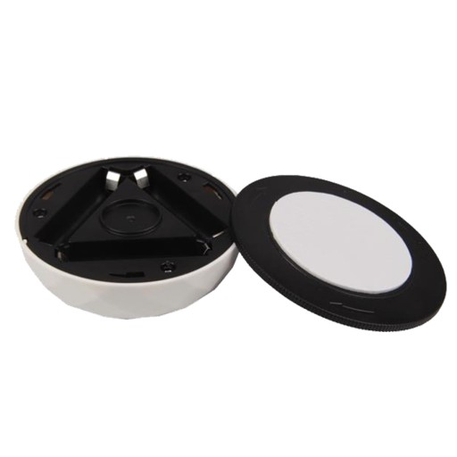 2x samolepiaca LED podskriňová lampa okrúhle, BIELE svetlo do skrine