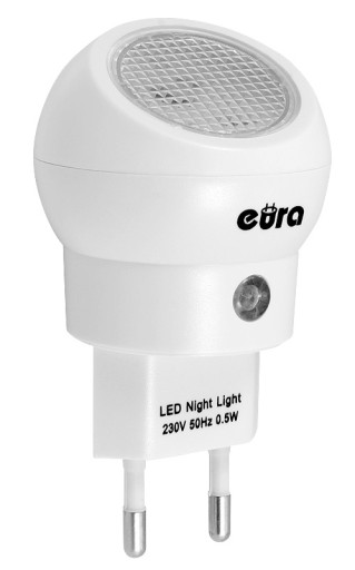 LED NOČNÁ LAMPA EURA ML-02A3 ~230V do zásuvky