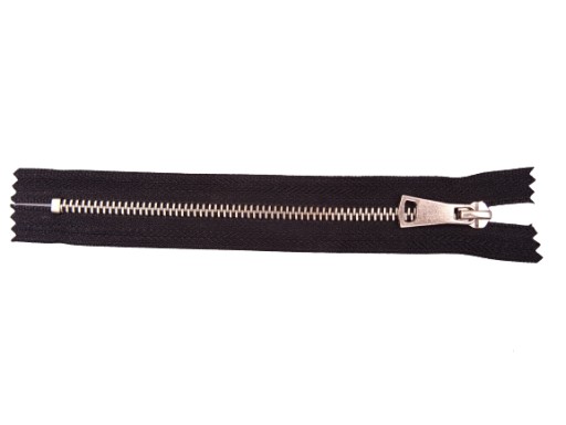 Zámok, kovový posúvač, 5 chróm, 18 cm