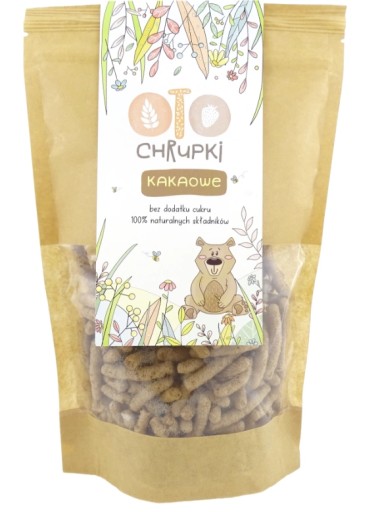 OTOLANDIA prírodné kakaové chrumky bez cukru 25 g