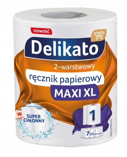 Papierová utierka Delikato Delikato XL kuchynská utierka veľká maxi mega