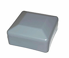 Kryt na fotovoltaický profil 40 x 40, šedý / 10 ks
