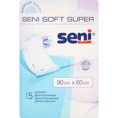 SENI SOFT PODKLADY 60x90cm, 5 ks. - Hygienické vložky
