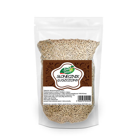 Lúpané slnečnicové semienka 1 kg