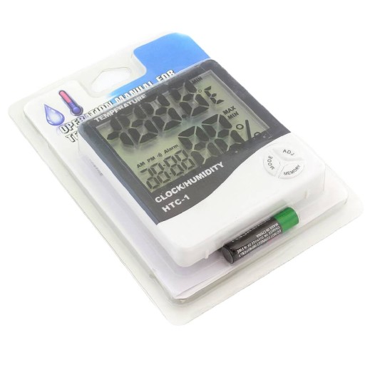 METEOROLOGICKÉ STANICE DIGITÁLNE HODINY LCD BUDÍK HYGROMETER