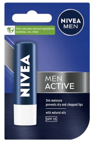 OCHRANNÝ RUŽ NIVEA MEN ACTIVE CARE