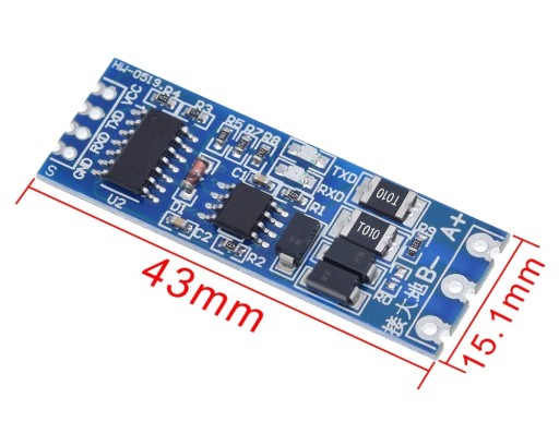 603 UART TTL na RS485 modul prevodníka CIA00485T Ar