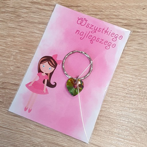 KEYRING ZRELENÉ SRDCE SRDCE DARČEK SPOLOČENSTVO ĎAKUJEM DIEVČA