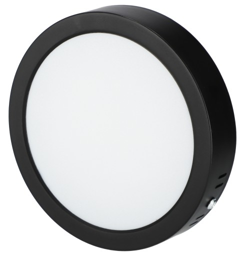 PRIVRCHOVÁ STROPNÁ LED PANELY 18W, ČIERNA