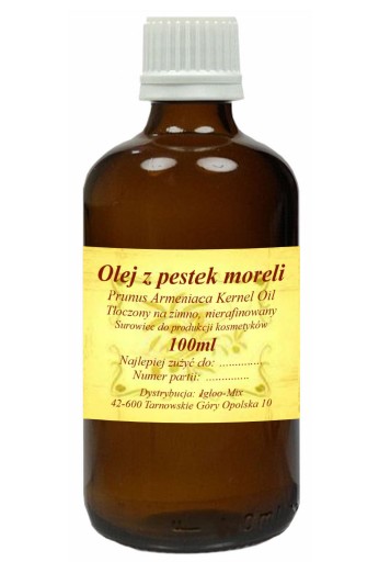 Olej z marhuľových semienok 100 ml za studena lisovaný marhuľový olej