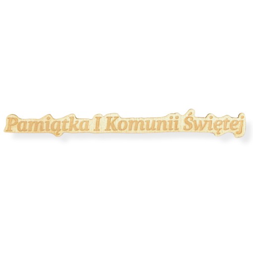 Drevený nápis Suvenír na prvé sväté prijímanie, decoupage, scrapbookový dekor, preglejka