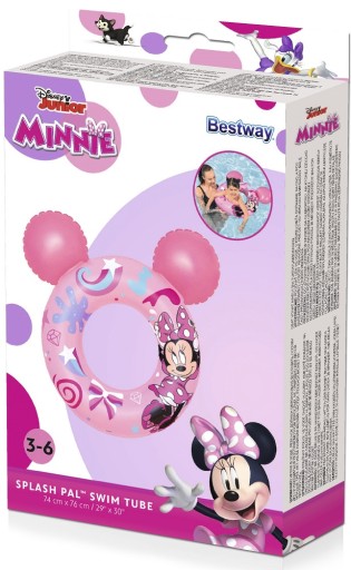 NAFUKOVACÍ PLÁVACÍ PRUH S ušami MINNIE MOUSE BESTWAY 9102N