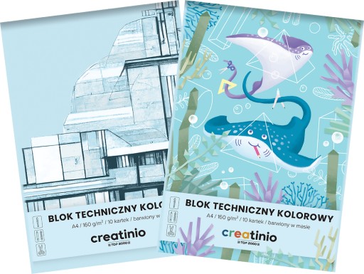 CEATINIO A4/10K FAREBNÝ TECHNICKÝ BLOK