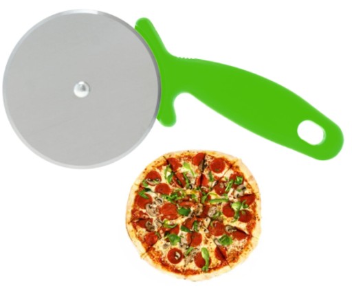 KRUHOVÝ NÔŽ NA REZANIE PIZZY, KRUHOVÁ ČEPEL, VEĽKÝ