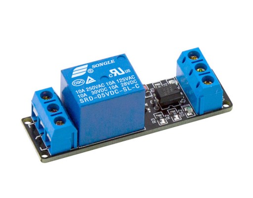 1CH Reléový 1-kanálový modul 5V 10A pre Arduino, ESP mikrokontroléry