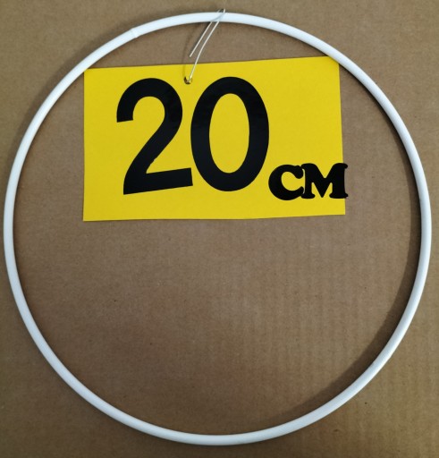 Hrubá 5 mm drôtená obruč makramé 20 cm