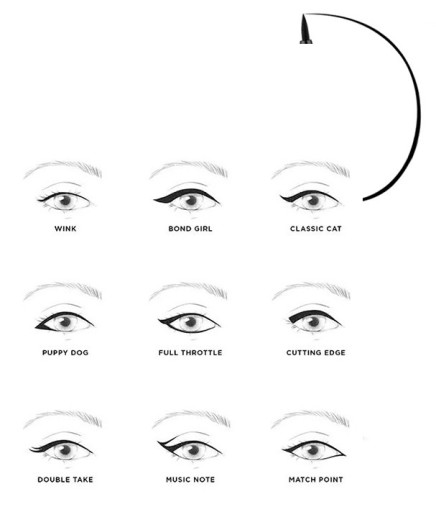 EYELINER linkové pero tmavomodré H6