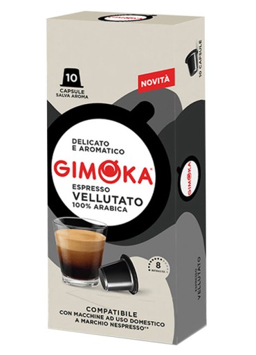 Vellutato kapsule pre Nespresso Gimoka 10 kusov