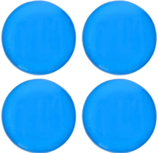 Okrúhle kancelárske magnety - MODRÉ 40mm 4 kusy