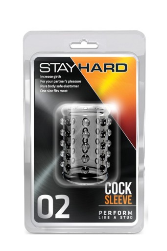STAY HARD COCK SLEEVE 02 Prekrytie s cvokmi