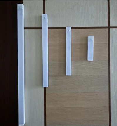 Indukčná USB LED nočná lampa do šatníka Bezdrôtová, mobilná, biela, 30 cm