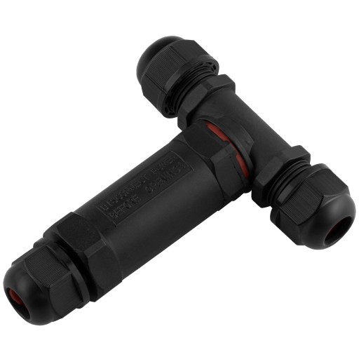 Hermetický konektor RÝCHLY KONEKTOR IP68 skrutkový káblový spoj TEE