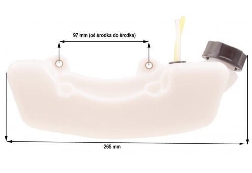 NÁDRŽ PRE STRIEKAČKY UZÁVER FILTRA PALIVOVEJ NÁDRŽE