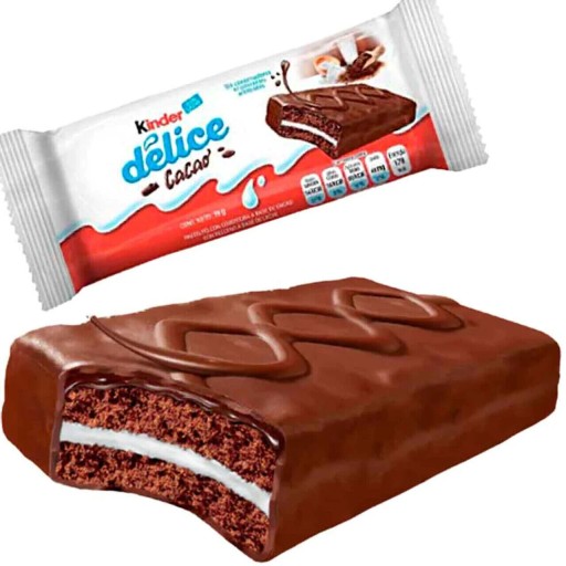 Kinder Delice Ferrero piškótová tyčinka 3 ks 39g plnená čokoládovou sušienkou
