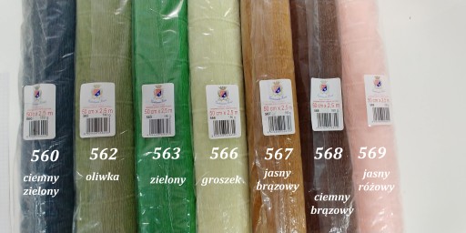 CREPE 50X250CM Cartotecnica Rossi Mix farieb