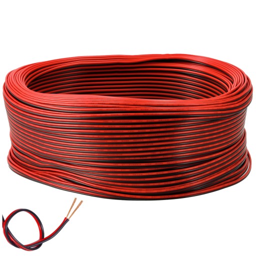 Drôtový kábel pre LED pásik Dvojvodičové vlákno Dva vodiče 0,35
