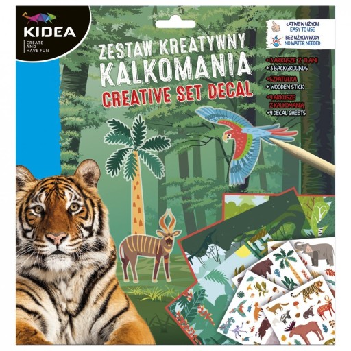 OBTISKY CREATIVE SET ANIMALS KIDEA