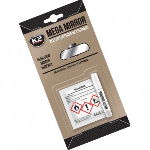 K2 MEGA ZRKADLO 0,6ML LEPIDLO NA SPÄTNÉ ZRKADLO
