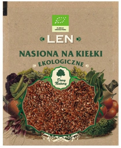 ĽANOVÉ BIO semienka na klíčky 30g Dary Natury