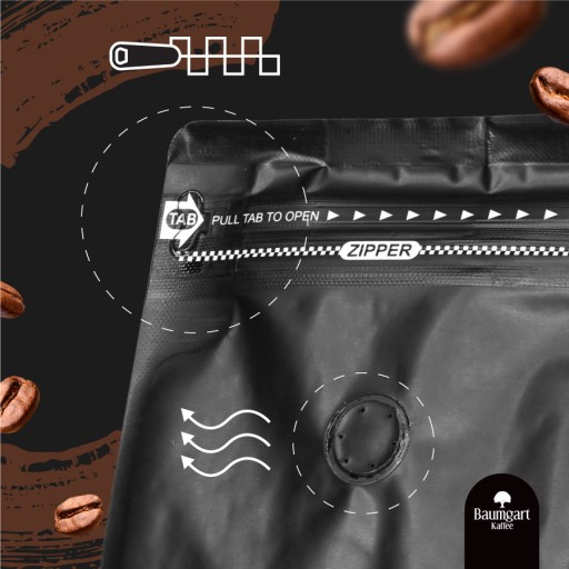 ESPRESSTO mletá káva 200g Čerstvo pražená Baumgart Kaffee