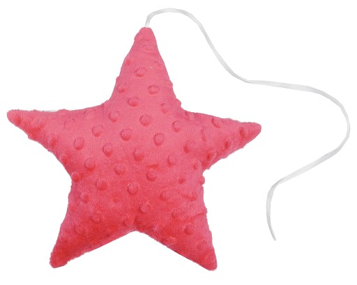 MINKY STAR / prívesok, vankúš 27cm Belbi