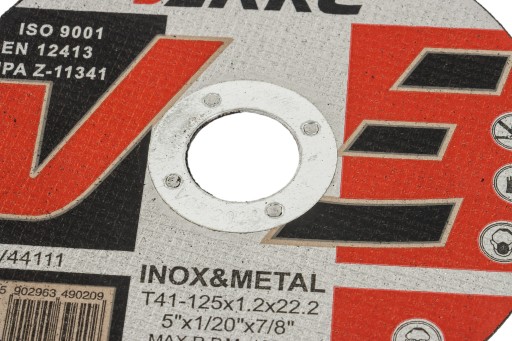 INOX rezací kotúč na kov 125x1,2 Verke 10 ks.