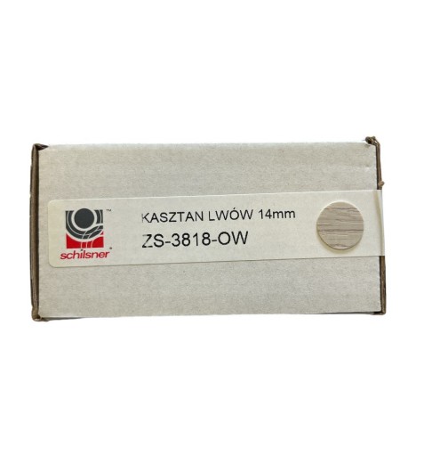 Švajčiarska nábytková zátka Krono S - d3818 OW Gaštan Ľvov