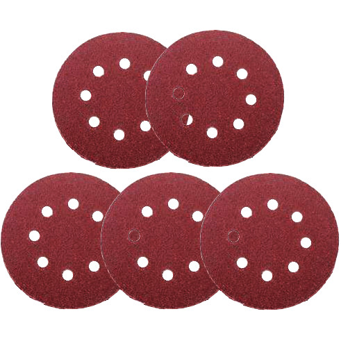 Brúsne kotúče na suchý zips Brúsne kotúče na suchý zips s otvorom 125 mm 5 kusov P180