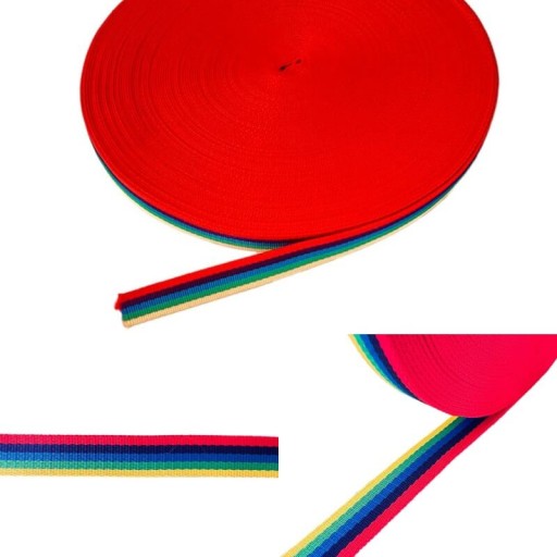 Prepravná páska 25 mm popruh 800 kg 5 metrov Čierna